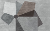 Tapet personalizat abstract cu forma abstracta de moara de vant in culori inchise dark mill