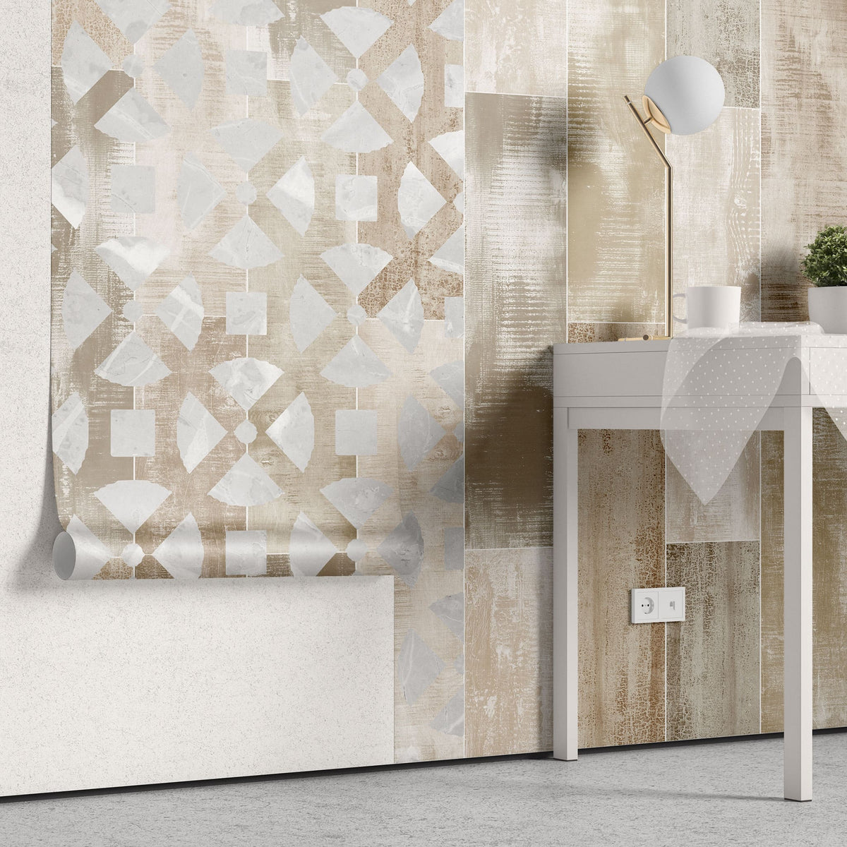 Tapet personalizat abstract cu efect de piatra de granit sandstone
