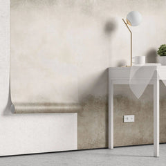 Tapet personalizat abstract cu textura de perete in nuante de bej beige wall