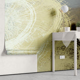 Tapet personalizat abstract cu un impact de cercuri colorate oferind un design dinamic si modern circle splash