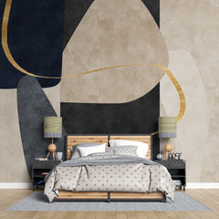 Tapet personalizat abstract cu abstractii fine cu detalii delicate si o paleta de culori subtila pentru un aspect sofisticat fine abstractions