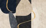 Tapet personalizat abstract cu abstractii fine cu detalii delicate si o paleta de culori subtila pentru un aspect sofisticat fine abstractions
