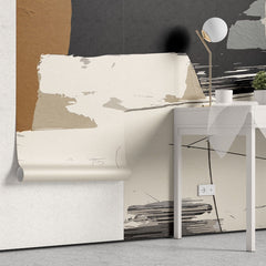 Tapet personalizat abstract cu straturi urbane creand un design modern si dinamic ce evoca peisaje citadine stilizate urban layers