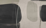 Tapet personalizat abstract cu forme discrete si linistite creand un decor armonios si relaxant quiet shapes