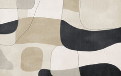 Tapet personalizat abstract cu forme si ordine intr o compozitie structurata si moderna ce aduce echilibru shape and order
