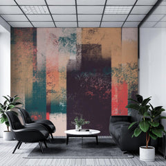 Tapet personalizat abstract cu o dinamica a culorilor intr o compozitie vibranta si energica color dynamics