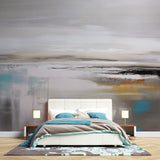 Tapet personalizat abstract definit prin absenta formelor clare cu spatii negative ce creeaza o imagine minimalista si intriganta defined by absence