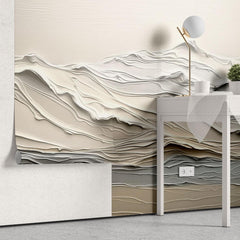 Tapet personalizat abstract cu valuri de vopsea creand un design fluid si artistic plin de miscare paint waves
