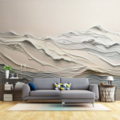Tapet personalizat abstract cu valuri de vopsea creand un design fluid si artistic plin de miscare paint waves