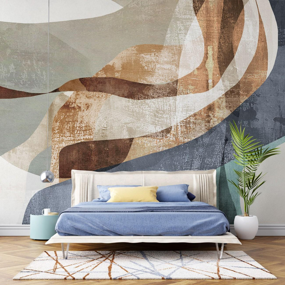 Sienna Fragments Personalised Wallpaper
