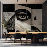 Tapet Personalizat Abstract cu structuri abstracte de portret - MODERN PORTRAIT