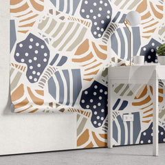 Tapet Personalizat Abstract cu forme colorate abstracte - DOTTY ABSTRACT