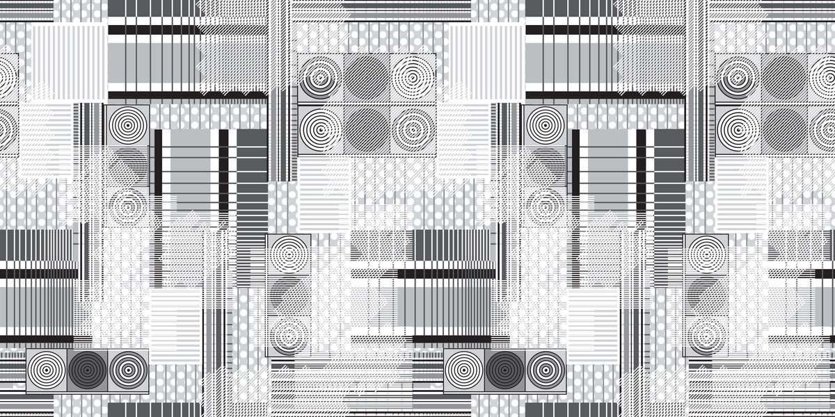 Modern Grey Personalised Wallpaper