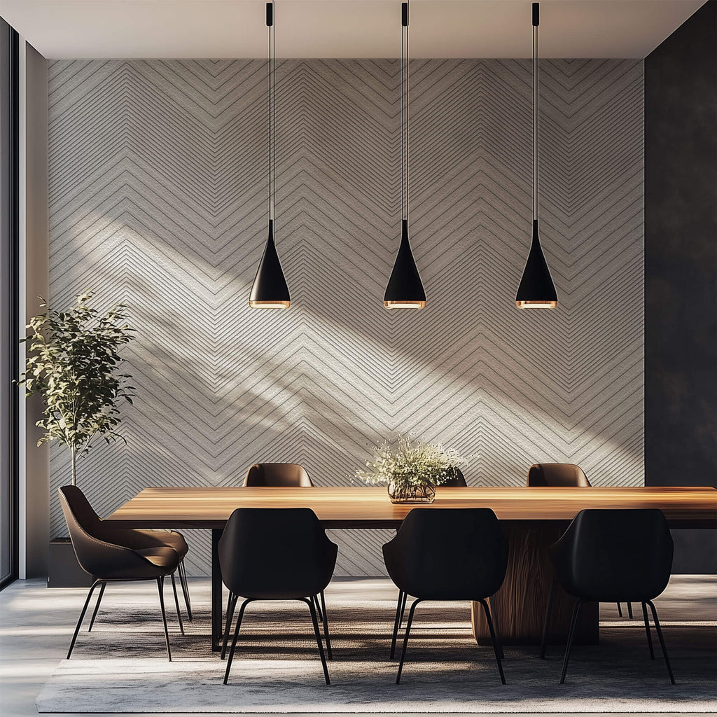 Tapet Personalizat Abstract cu vopsea decorativa - PLASTER WAVES