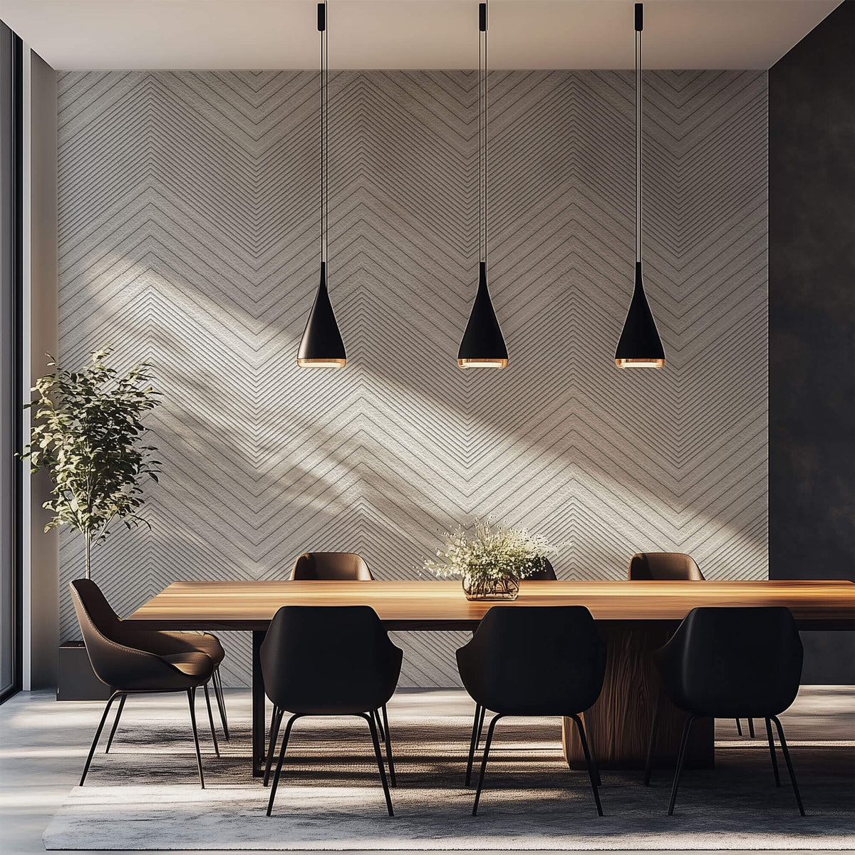 Tapet Personalizat Abstract cu vopsea decorativa - PLASTER WAVES