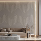 Tapet Personalizat Abstract cu vopsea decorativa - PLASTER WAVES
