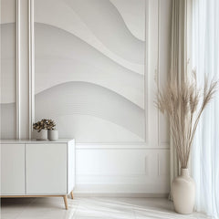 Tapet Personalizat Abstract cu valuri liniare abstracte - WAVY DIMENSION