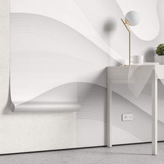 Tapet Personalizat Abstract cu valuri liniare abstracte - WAVY DIMENSION