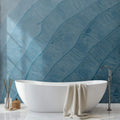 Tapet Personalizat Abstract cu valuri in pictura abstracta - OCEAN VIBES