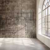 Tapet Personalizat Abstract cu textura de piatra si linii abstracte - LINED WALL