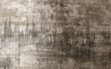 Tapet Personalizat Abstract cu textura de piatra si linii abstracte - LINED WALL