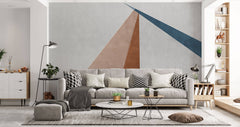 Tapet Personalizat Abstract cu elemente ascutite si textura decorativa - LEVER PEAKS