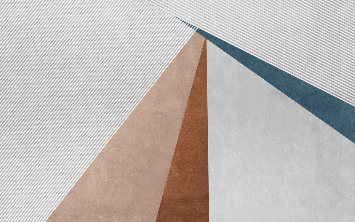Tapet Personalizat Abstract cu elemente ascutite si textura decorativa - LEVER PEAKS