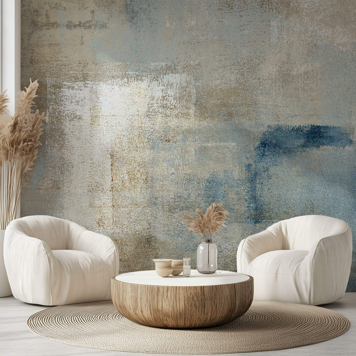 Layered Paint Personalised Wallpaper