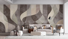Tapet Personalizat Abstract cu model abstract similar unor draperii - THEATRE CURTAINS