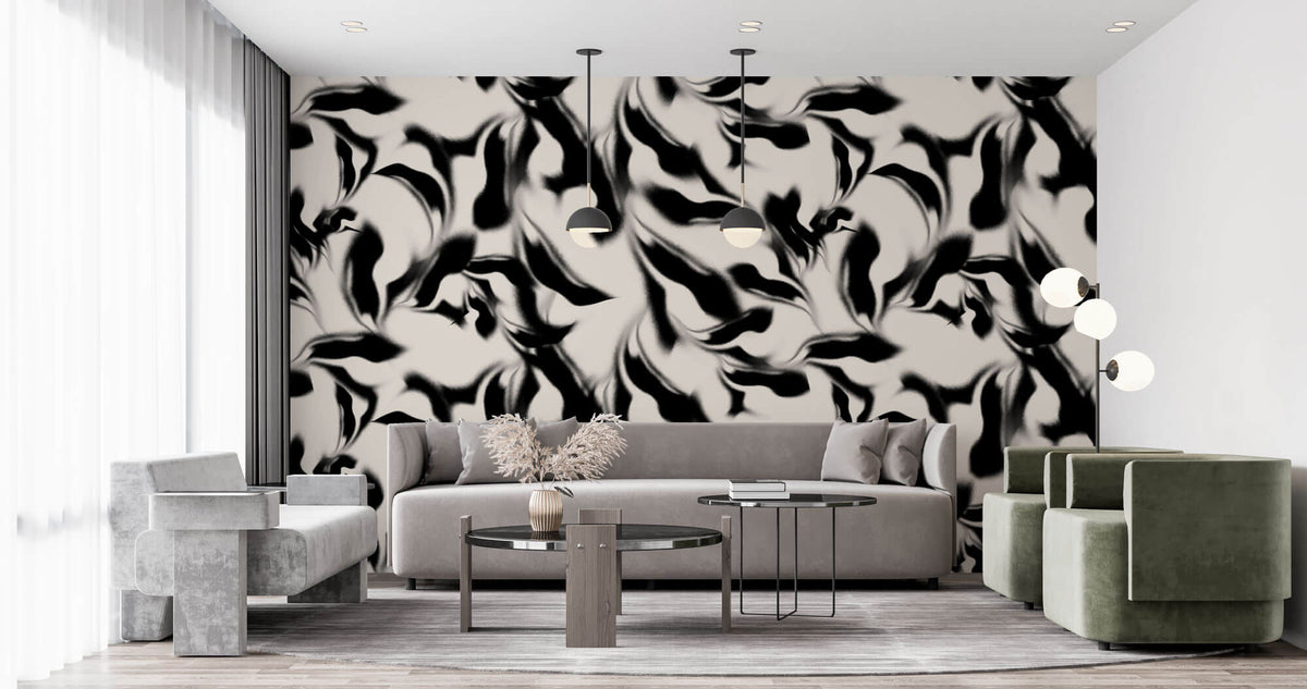 Tapet Personalizat Abstract cu elemente abstracte blurate - BLURRY SHAPES