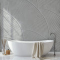 Tapet Personalizat Abstract cu plaster alb uniform - SOFT TEXTURE PASTE