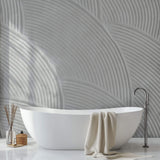 Tapet Personalizat Abstract cu plaster alb uniform - SOFT TEXTURE PASTE