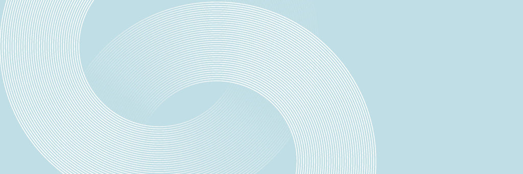 Tapet Personalizat Abstract cu semicercuri liniare pe fundal albastru deschis - BLUE REFRESH