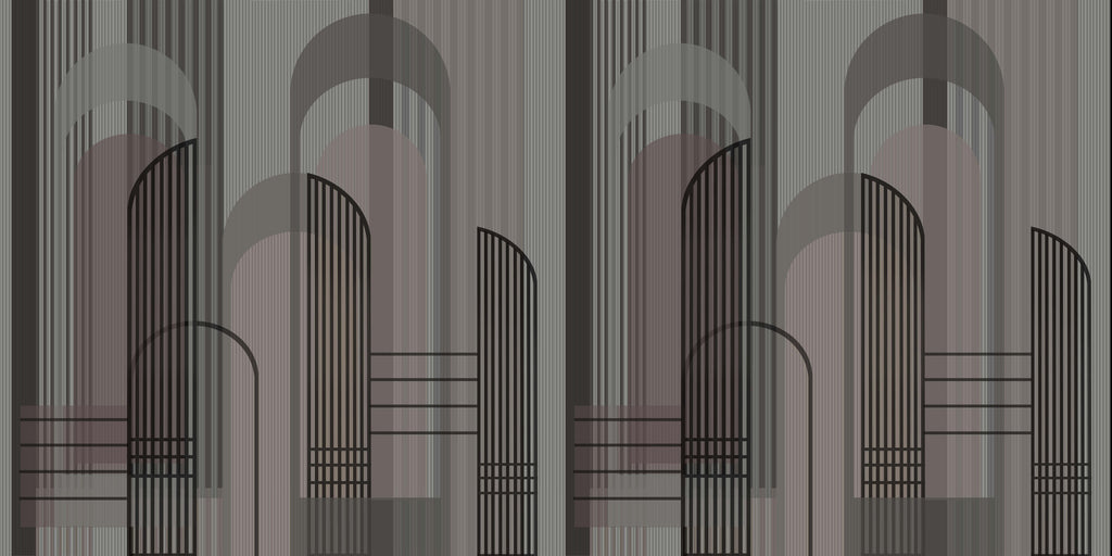 Tapet personalizat - GREY ARCHES