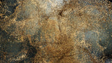 Tapet personalizat fine art cu sclipici auriu nisipos in prim plan sandy glitter
