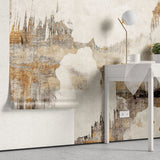 Tapet personalizat fine art abstract textura vintage copper landscape