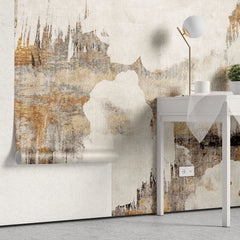 Tapet personalizat fine art abstract textura vintage copper landscape