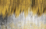 Tapet personalizat fine art cu dungi aurii si umbre negre golden curtains