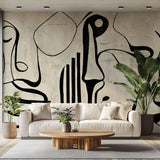 Tapet Personalizat Fine Art cu arta expresionista - SHODO FACES