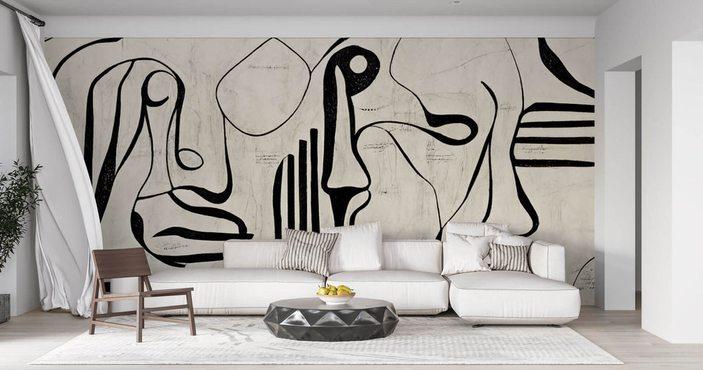 Tapet Personalizat Fine Art cu arta expresionista - SHODO FACES