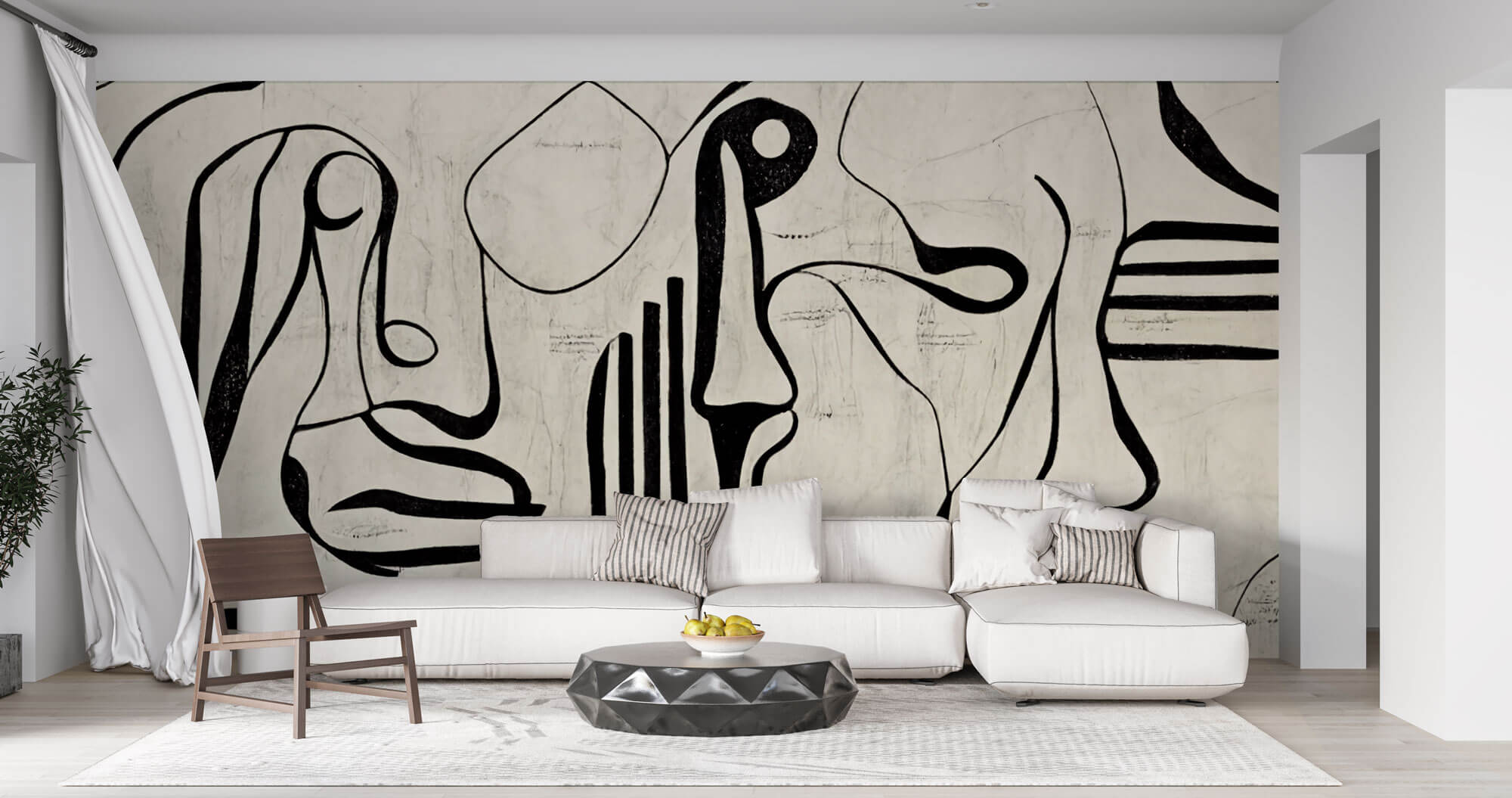 Tapet Personalizat Fine Art cu arta expresionista - SHODO FACES