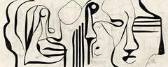 Tapet Personalizat Fine Art cu arta expresionista - SHODO FACES