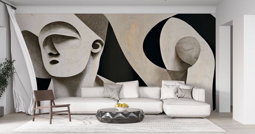Tapet Personalizat Fine Art cu sculpturi de portrete - AESTHETIC SCULPTURE