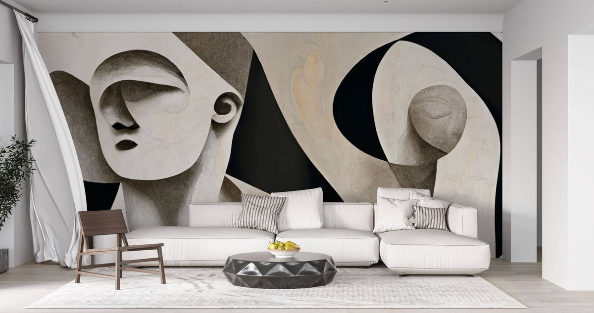 Tapet Personalizat Fine Art cu sculpturi de portrete - AESTHETIC SCULPTURE