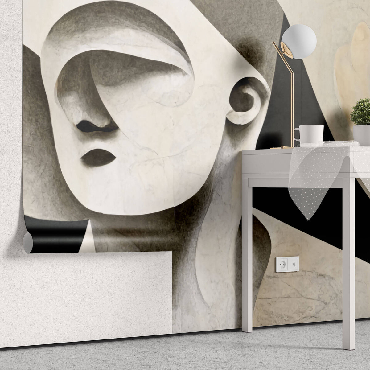 Tapet Personalizat Fine Art cu sculpturi de portrete - AESTHETIC SCULPTURE