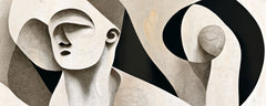 Tapet Personalizat Fine Art cu sculpturi de portrete - AESTHETIC SCULPTURE