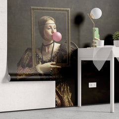 Tapet Personalizat Fine Art cu femeie in haine medievale reprezentand generatia Z - HISTORICAL GEN Z