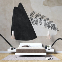 Tapet personalizat line art cu design minimalist minimalist art
