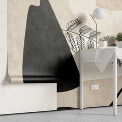 Tapet personalizat line art cu design minimalist minimalist art