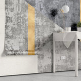 Tapet personalizat modern cu forme abstracte in stil industrial industrial shades